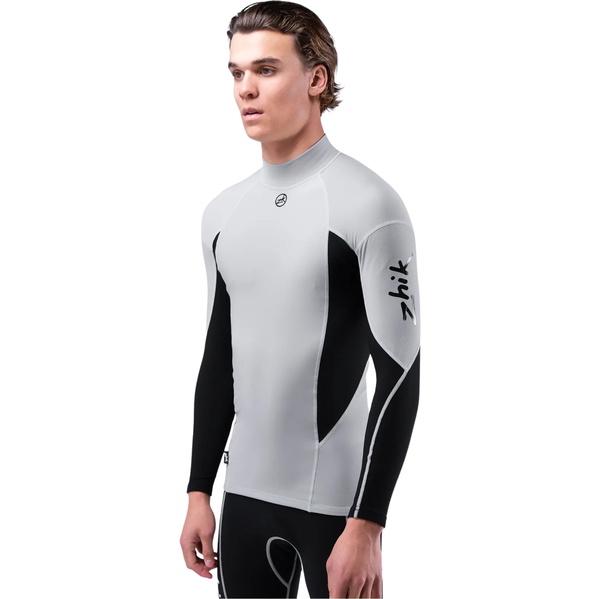 2025 Zhik Mens Hydrophobic Fleece Top GREY TOP410M